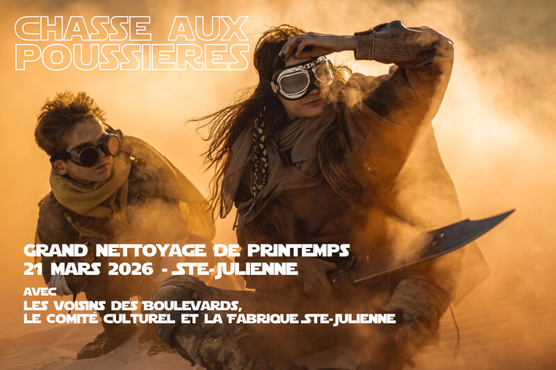 Chasse aux poussières 2026